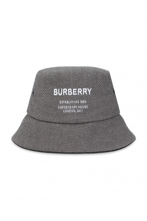 Bucket hat with logo Burberry - SchaferandweinerShops Palau
